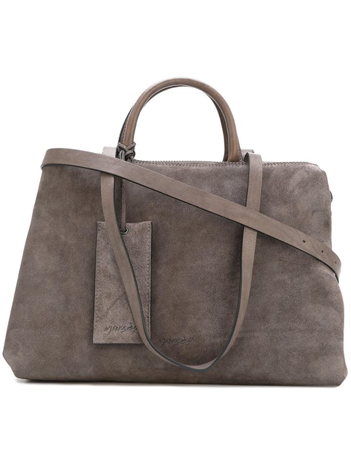Marsèll Soft Shoulder Bag - Grey