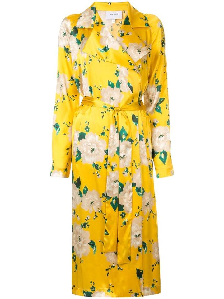 We Are Leone Tallullah Floral Wrap Dress - Yellow