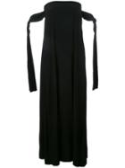 Erika Cavallini Strapless Shift Dress, Women's, Size: 42, Black, Silk/acetate/polyester