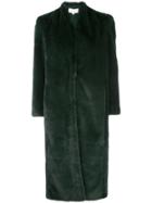 Michelle Mason Oversized Longline Coat - Green