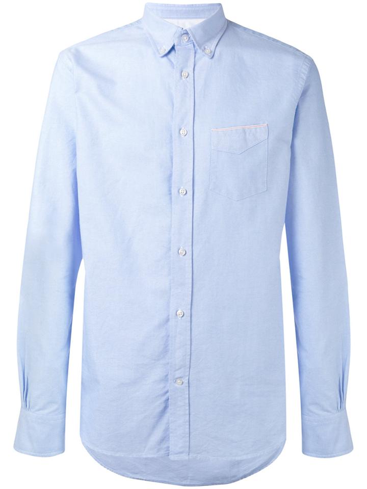 Officine Generale Plain Shirt - Blue