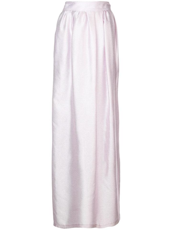 Adam Lippes Flared Maxi Skirt - Purple