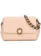 Agnona Textured Shoulder Bag, Women's, Nude/neutrals