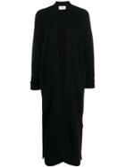 Snobby Sheep Long Open-front Cardigan - Black