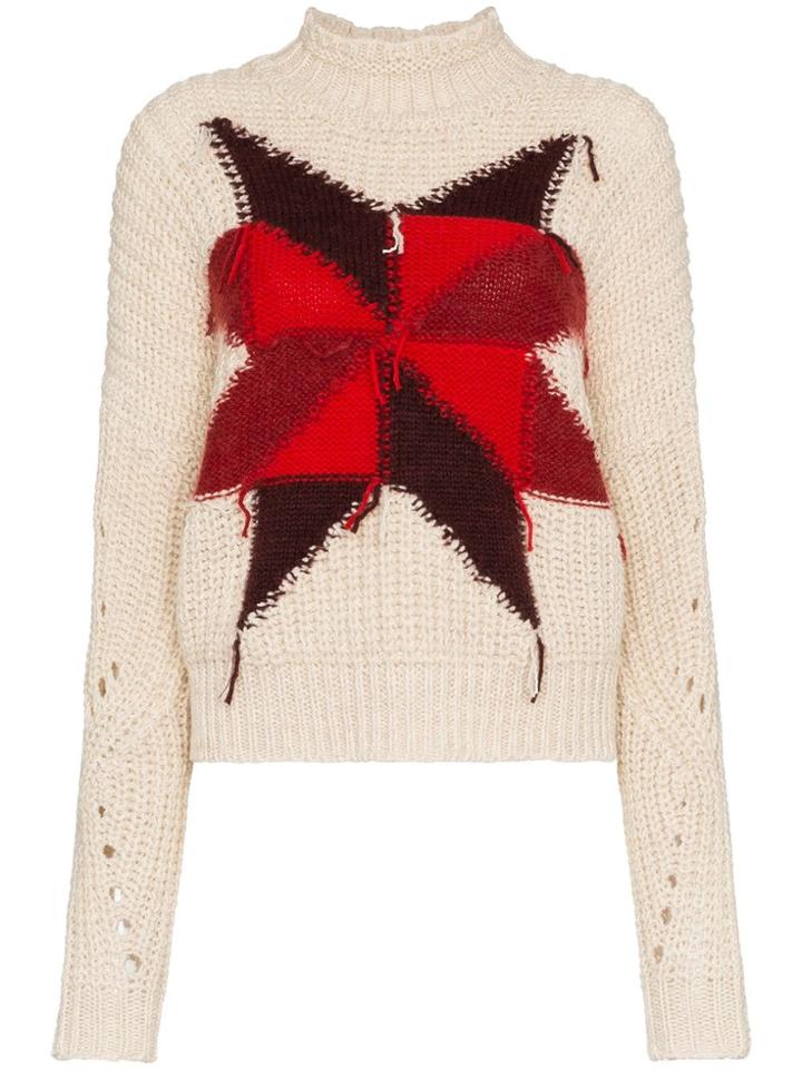 Isabel Marant Hanoi Knitted Wool Jumper - Neutrals