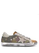 Golden Goose Lace Up Sneakers - Green