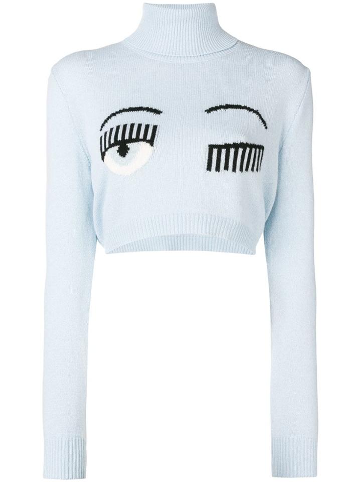 Chiara Ferragni Turtleneck Sweater - Blue