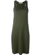 A.f.vandevorst 161 Flat Dress, Women's, Size: 34, Green, Viscose/spandex/elastane