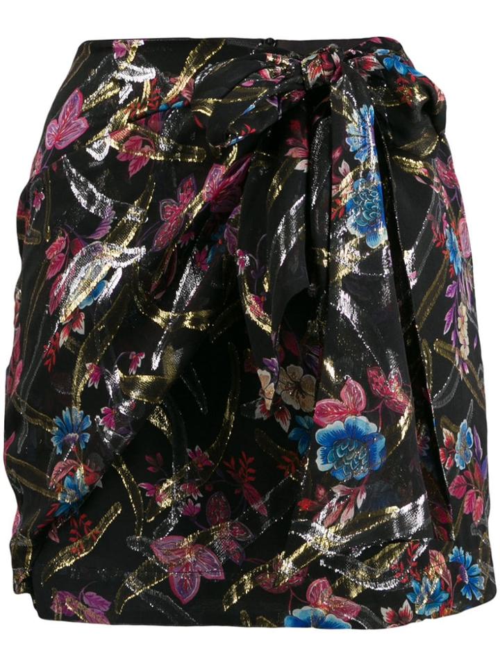 Pinko Wrap Style Skirt - Black