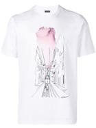 Z Zegna Tram Print T-shirt - White