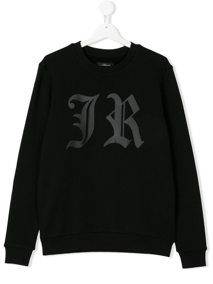 John Richmond Kids Teen Jr Motif Sweatshirt - Black