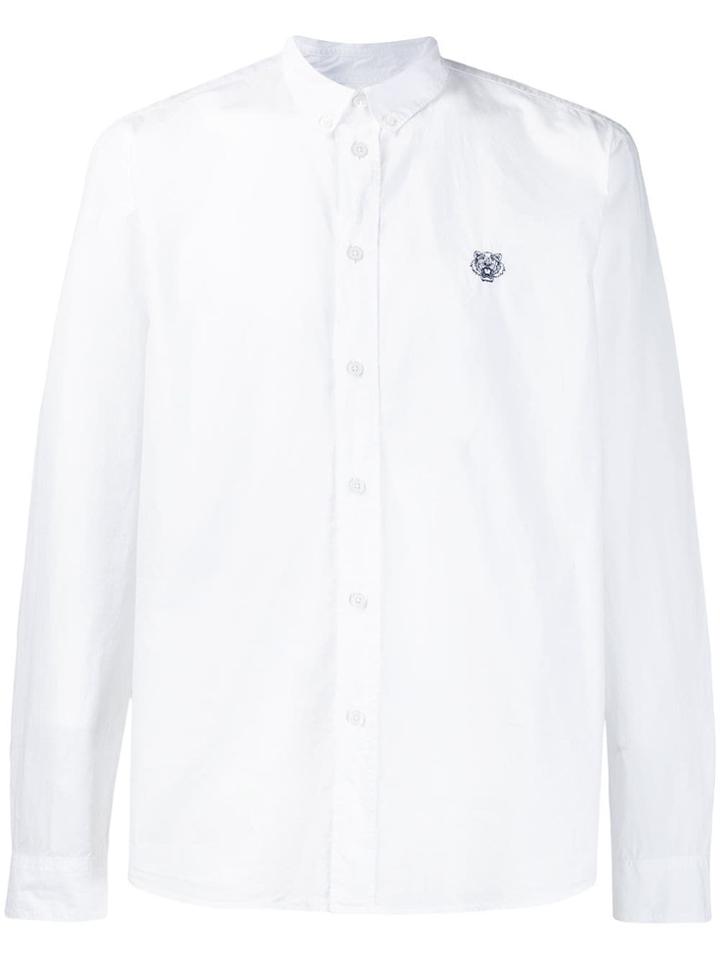 Kenzo Plain Logo Shirt - White