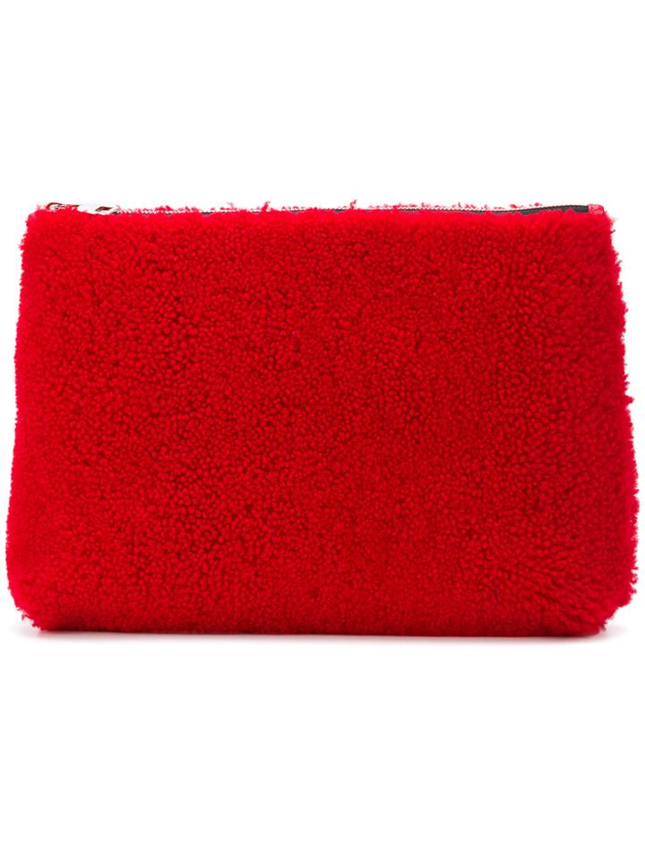 Alexander Mcqueen Medium Zip Pouch - Red