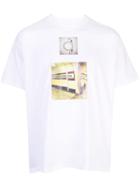 Burberry Montage Print T-shirt - White