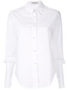 Kimhekim Pearl Button Shirt - White