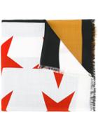 Givenchy Stars And Stripes Print Scarf, Adult Unisex, Silk/virgin Wool