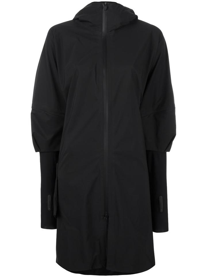 Y-3 Waterproof Parka, Women's, Size: Medium, Black, Polyamide/polyurethane/polyester