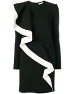 Givenchy Ruffle Detail Dress - Black