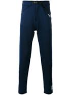 Adidas By White Mountaineering Side Stripe Track Pants, Men's, Size: Small, Blue, Polyester/spandex/elastane
