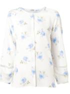 Vilshenko Floral Silk Blouse
