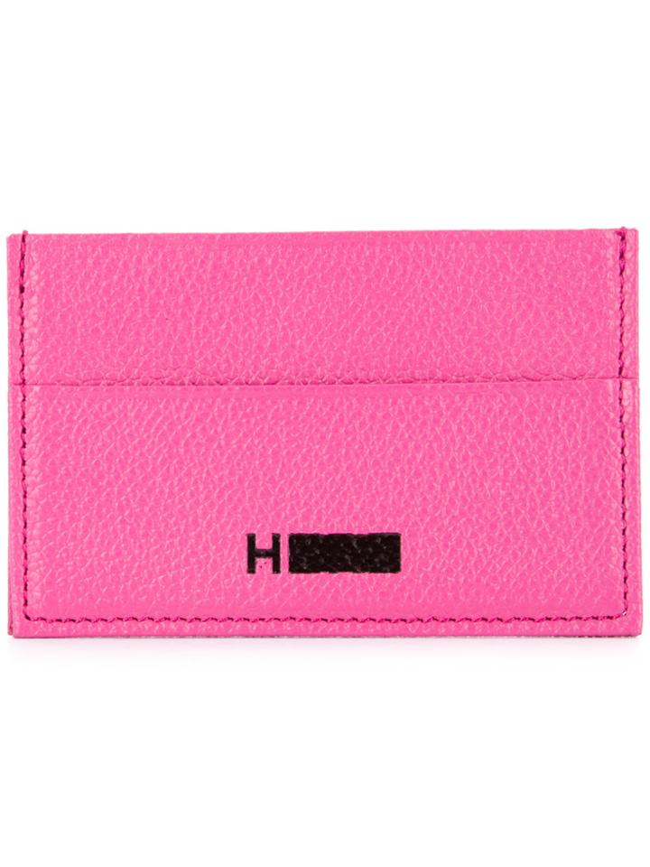 H Beauty & Youth Logo Cardholder - Pink & Purple