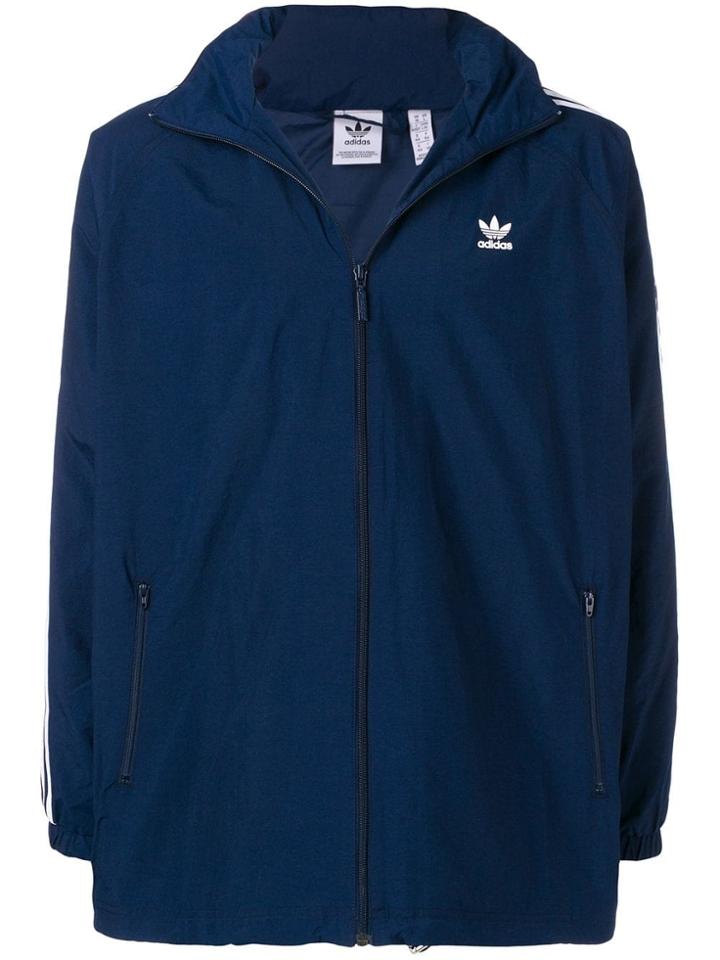 Adidas Rear Logo Sports Jacket - Blue