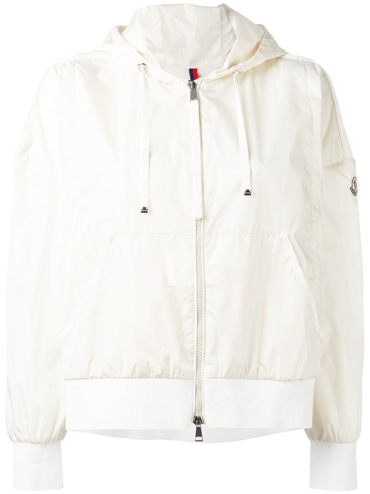 Moncler Comte Jacket, Women's, Size: 0, White, Polyamide