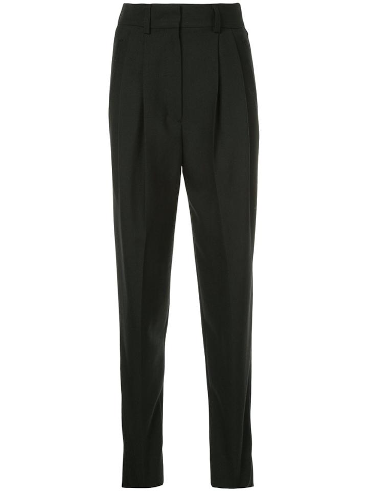 Des Prés Carrot Tailored Trousers - Black