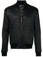 Dolce & Gabbana Quilted Zipped Jacket - Black