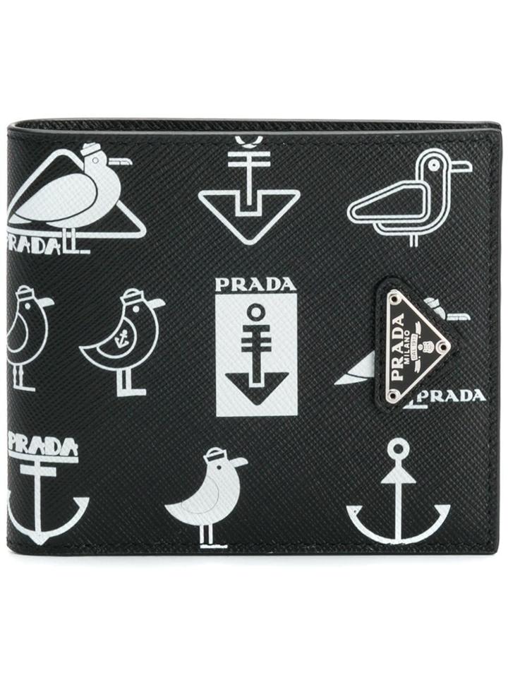 Prada 8cc Wallet - Black