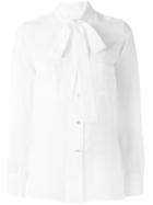 Golden Goose Deluxe Brand Pussy Bow Shirt, Women's, Size: Large, White, Silk