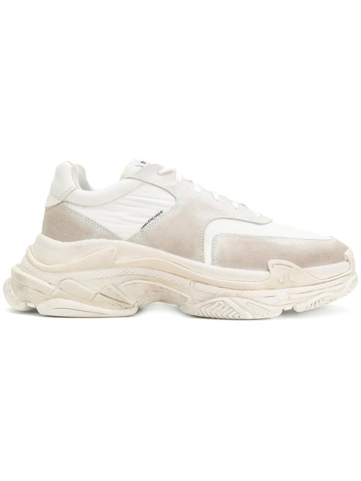 Balenciaga Triple S Sneakers - White