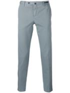 Pt01 Cropped Skinny Trousers, Men's, Size: 54, Grey, Cotton/spandex/elastane