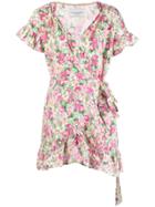Forte Dei Marmi Couture Floral Print Mini Dress - Pink