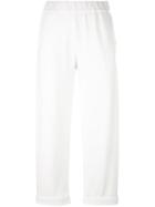 Water Straight Trousers, Women's, Size: Small, White, Cotton