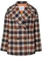Dondup Gingham Check Peacoat - Multicolour