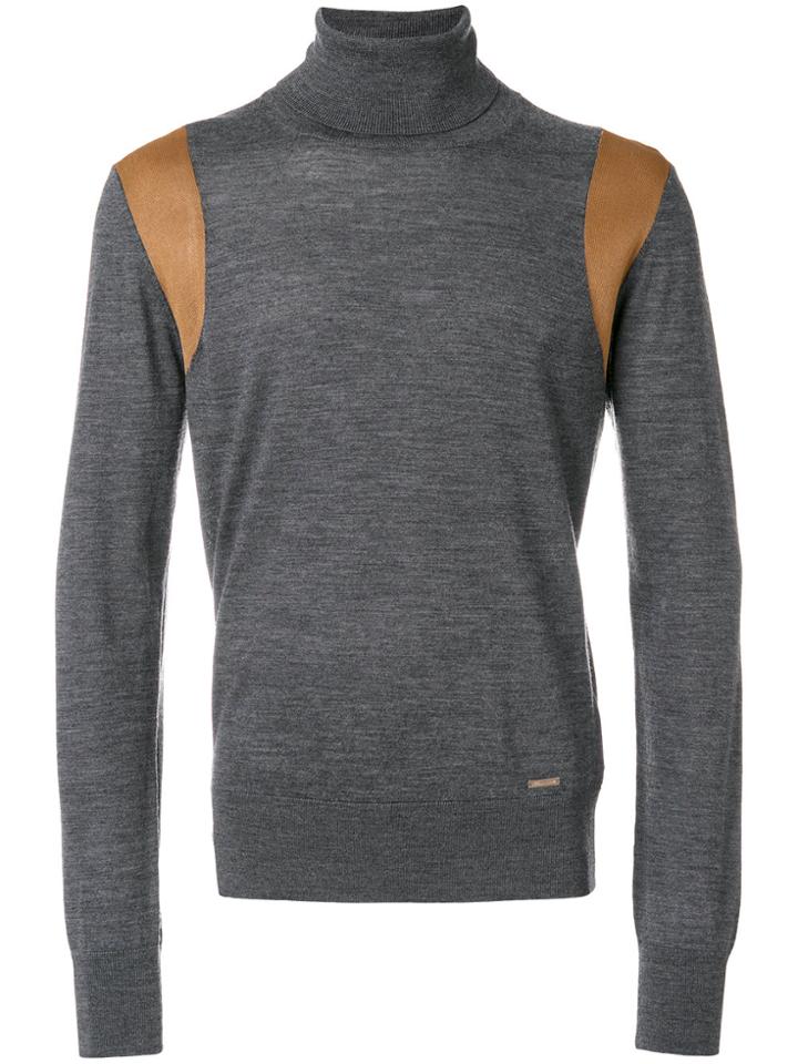 Dsquared2 Turtleneck Jumper - Grey