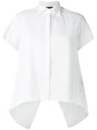 Federica Tosi Boxy Stripe Shirt - White