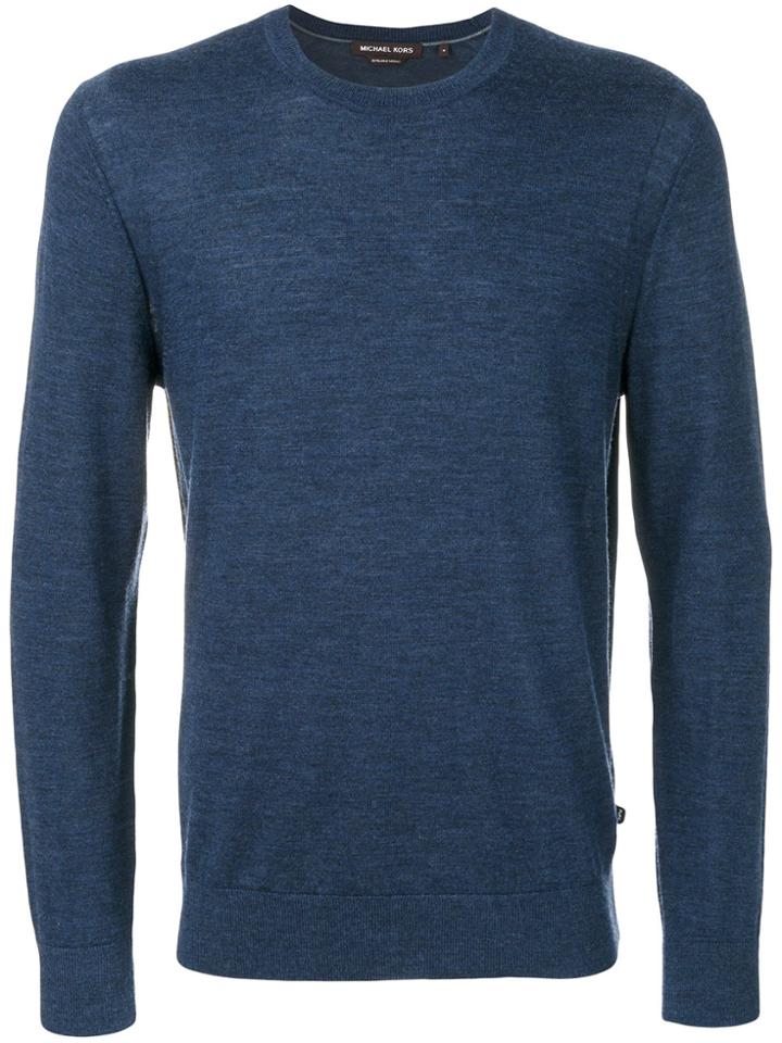 Michael Michael Kors Crew Neck Jumper - Blue