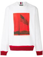 Tommy Hilfiger Flag Print Sweatshirt - White