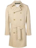 Paltò Double-breasted Trench Coat - Neutrals