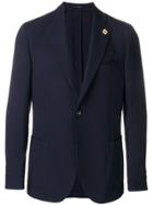 Lardini Tailored Suit Jacket - Blue