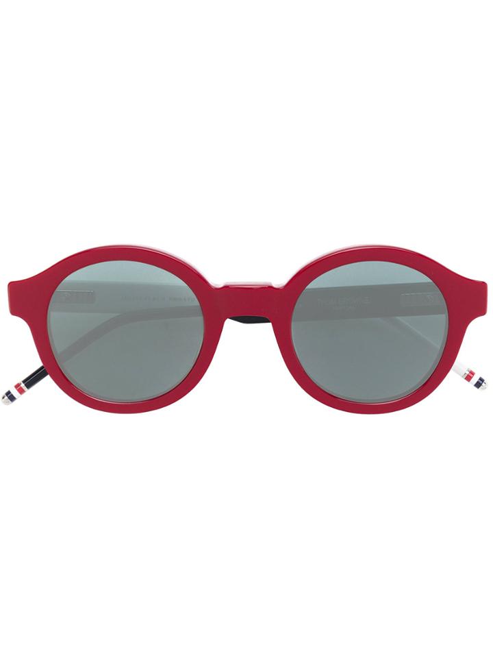 Thom Browne Eyewear Limited Edition Round Sunglasses - Red
