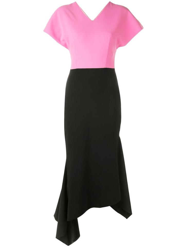 Christian Siriano Asymmetric Formal Dress - Black