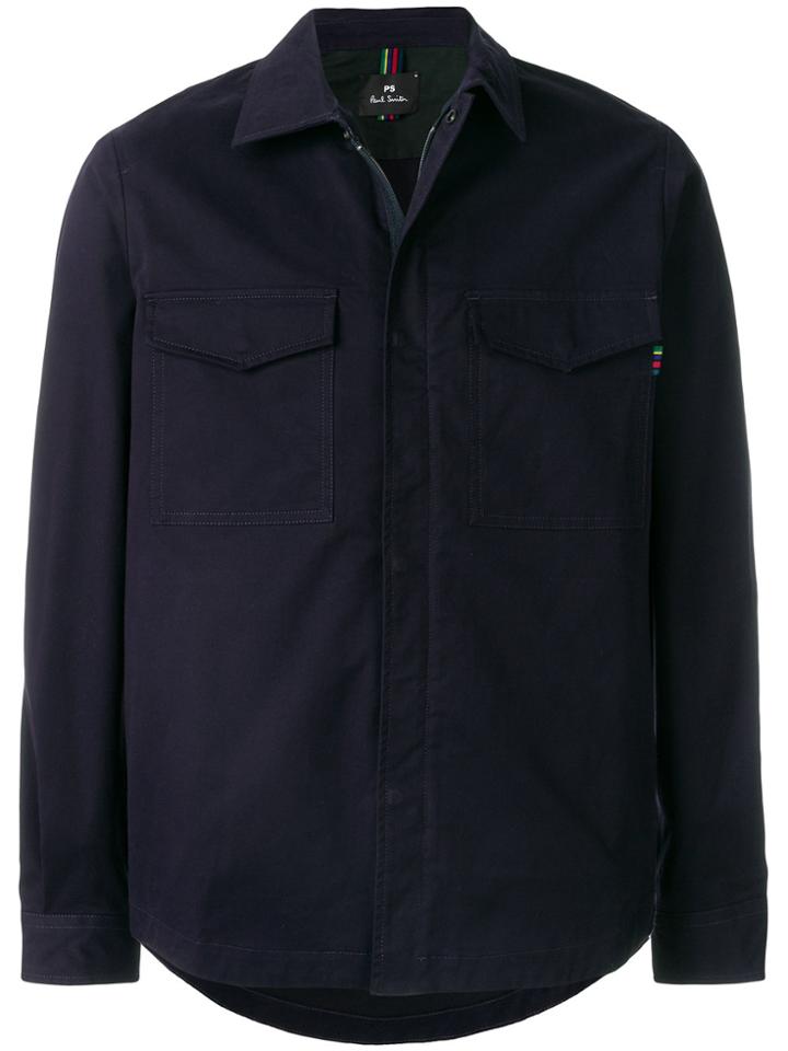 Ps By Paul Smith Shirt Jacket - Blue