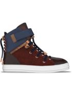 Myswear Regent Hi-top Sneakers, Men's, Size: 46, Red, Leather/rubber