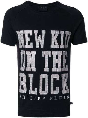 Philipp Plein - New Kid On The Block Print T-shirt - Men - Cotton - S, Black, Cotton