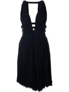 Jay Ahr V-neck Sleeveless Short Dress, Women's, Size: 38, Black, Rayon