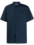 Tommy Hilfiger Button Down Shirt - Blue
