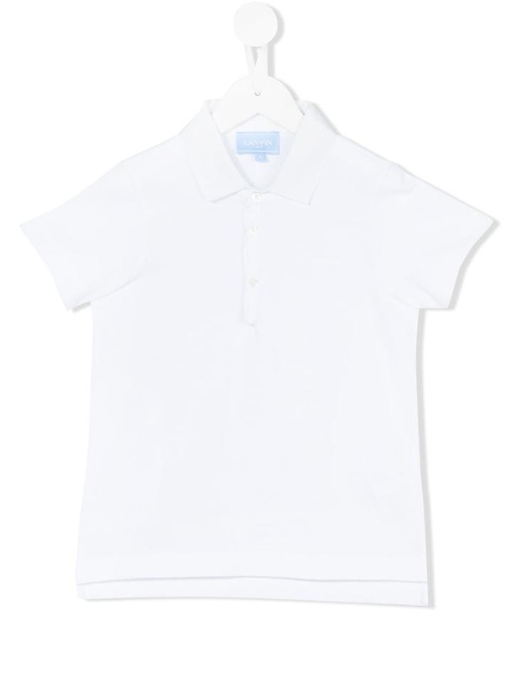 Lanvin Petite - Classic Polo Shirt - Kids - Cotton - 7 Yrs, White